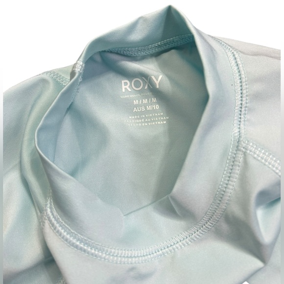 ROXY girls whole hearted long sleeve rashguard sun protection swim shirt NWOT - Picture 4 of 6